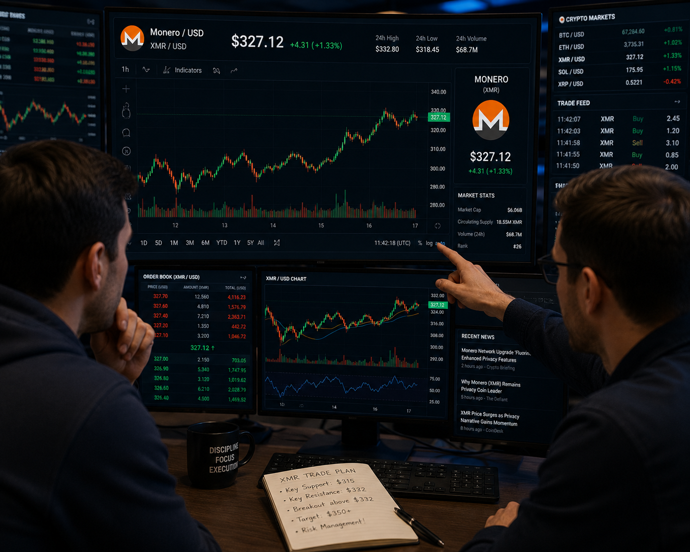 Monero extends losses as Fed hawkishness weighs on the crypto market