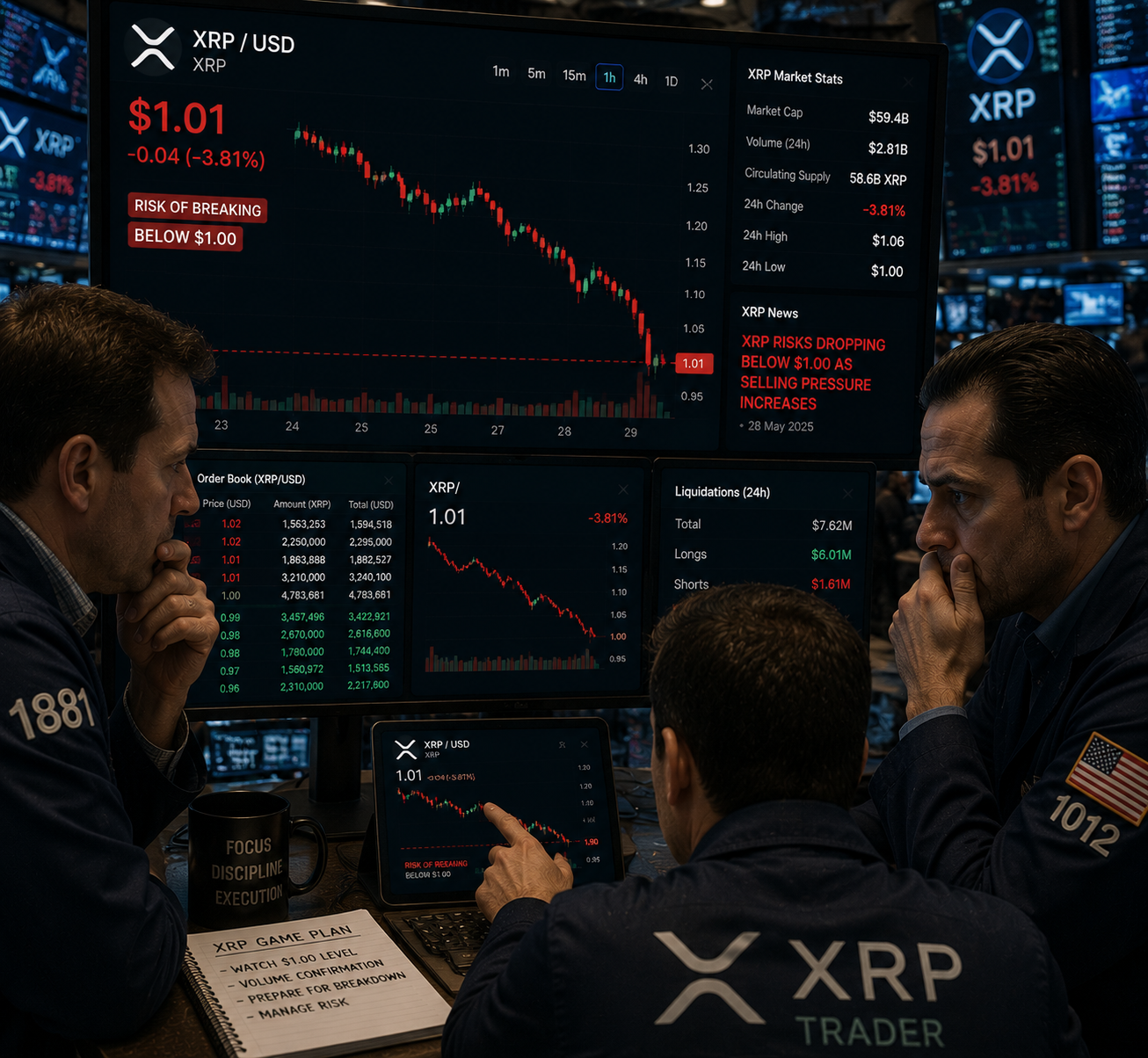XRP struggles below key resistance amid geopolitical tensions
