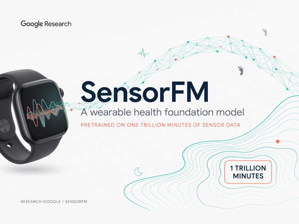 Google Research Introduces SensorFM: A Wearable Health Foundation Model Pretrained on One Trillion Minutes of Sensor Data