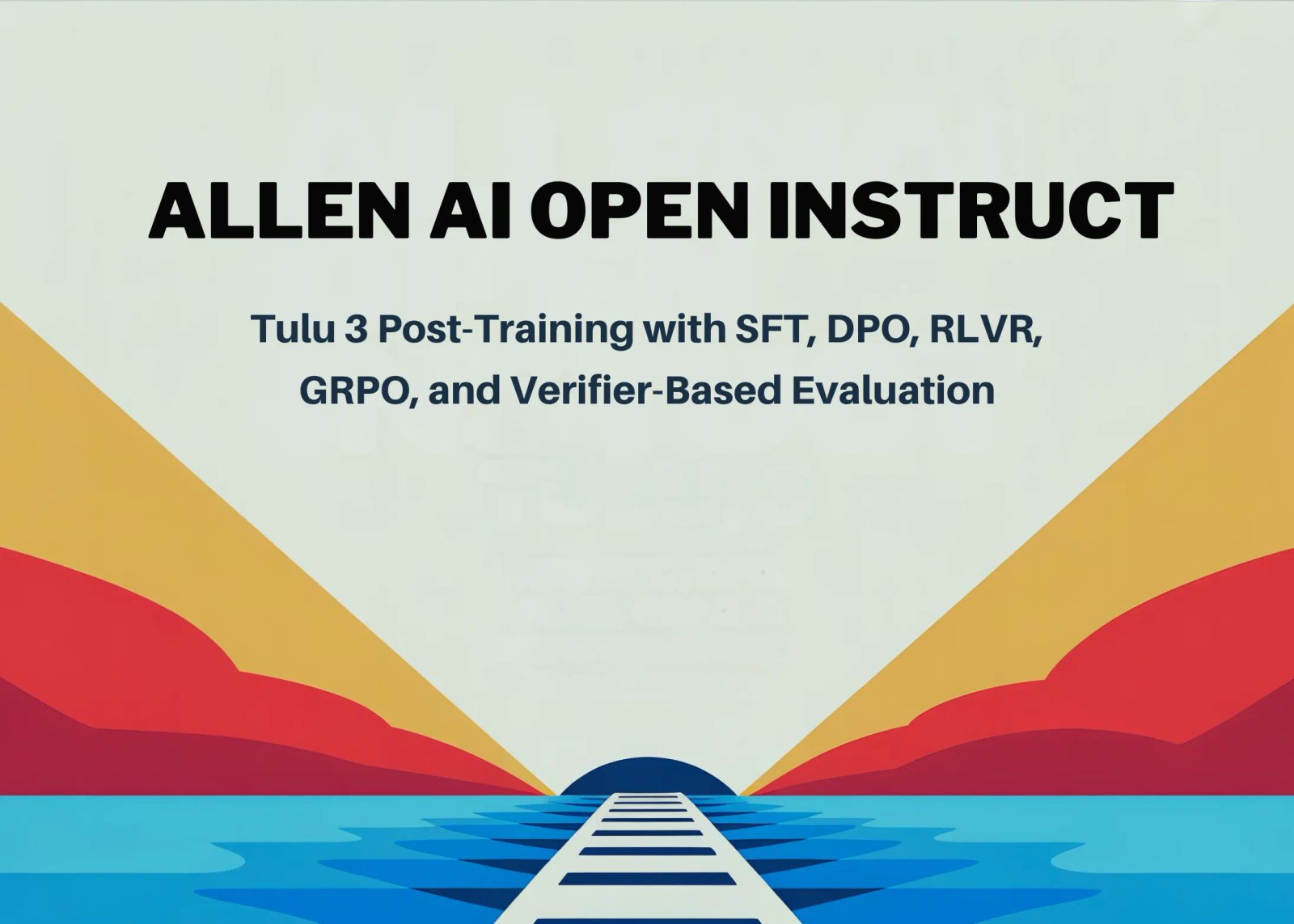 AllenAI Open Instruct Tulu 3 Post-Training with SFT, DPO, RLVR, GRPO, and Verifier-Based Evaluation